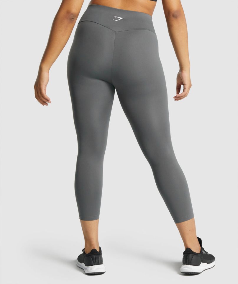 Women's Gymshark Training 7/8 Leggings Grey | CA 675031